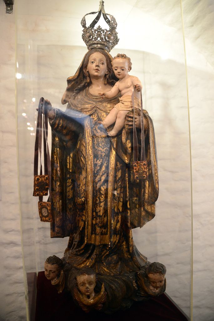 11 Our Lady of Carmen Statue 19C Basilica de Pilar Cloisters Museo Recoleta Buenos Aires